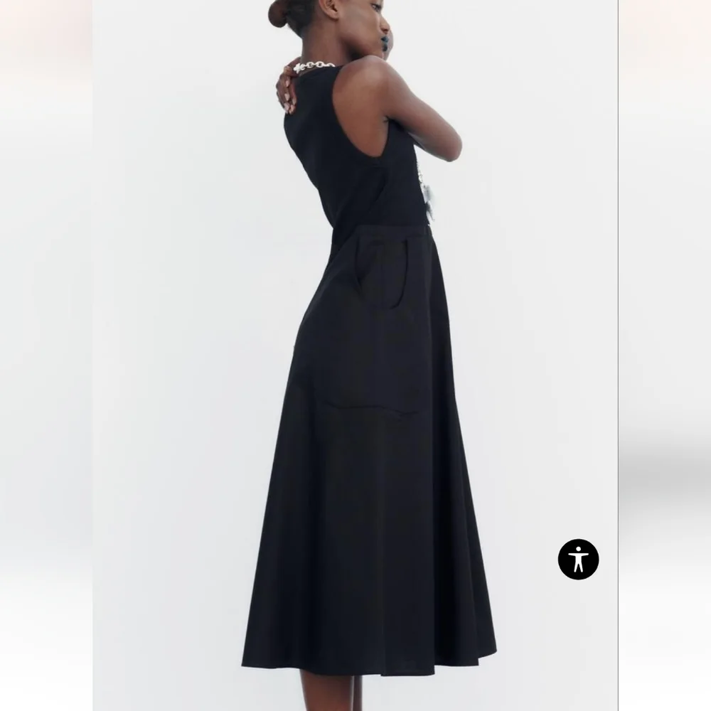 MATCHING POCKET MIDI DRESS SIZE S - Picture 4 of 9